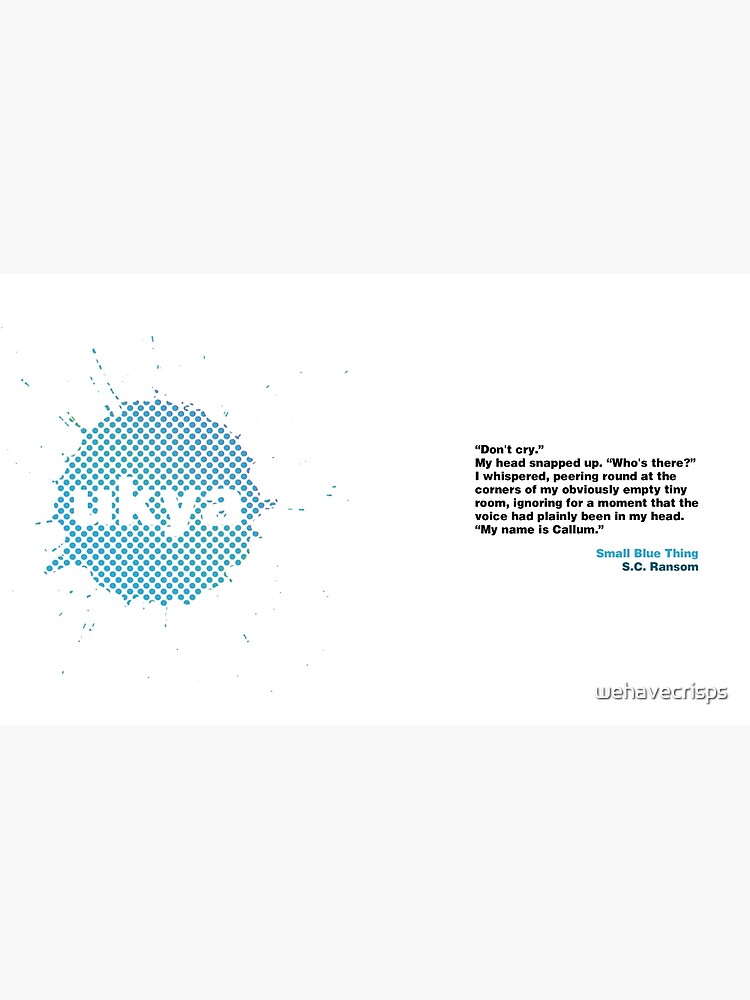 UKYA quote mug: SC Ransom, Small Blue Thing by wehavecrisps