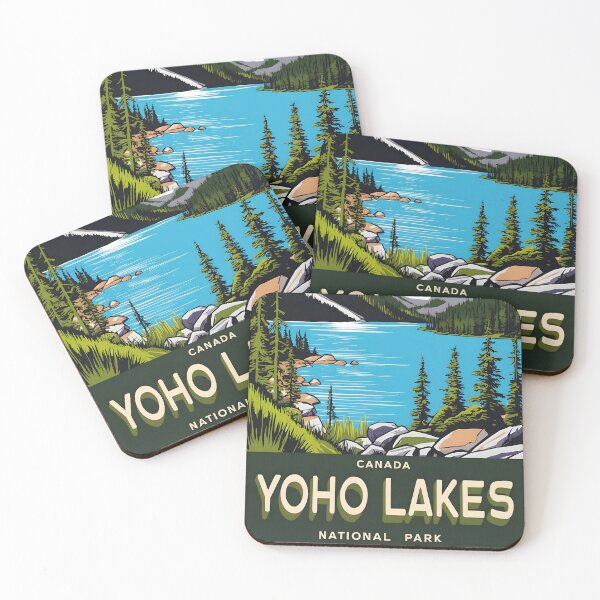Item preview, Yoho Lakes National Park Canada Vintage Travel Tourism  designed and sold by TravelersGems.