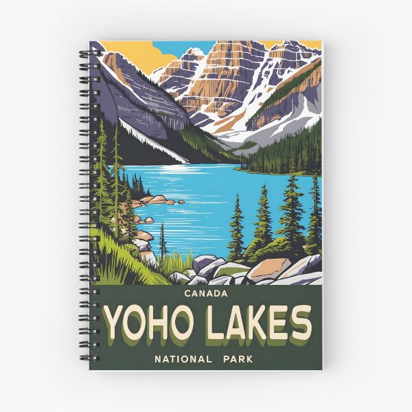 Item preview, Yoho Lakes National Park Canada Vintage Travel Tourism  designed and sold by TravelersGems.