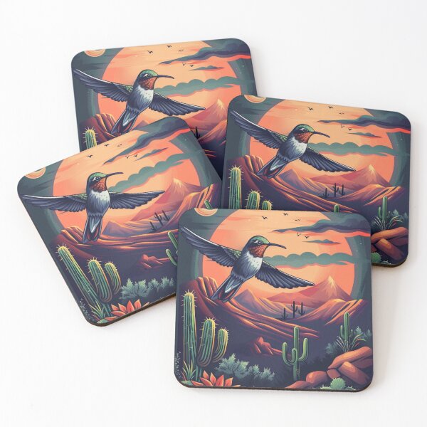 Item preview, Hummingbird in the desert designed and sold by Halyna Nechyporuk.