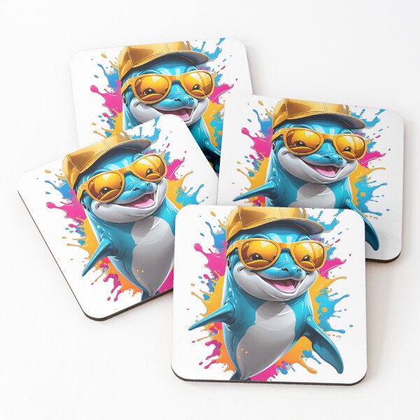 Item preview, Dolphins, colorful, design, class designed and sold by Dan9010.