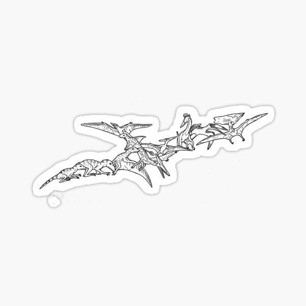 Item preview, Pterosaurs – Evolution  designed and sold by EvolutionPoster.