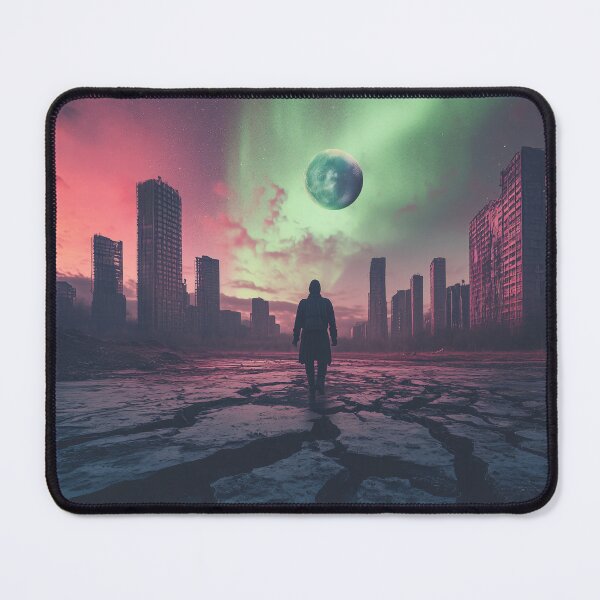 Item preview, Solitary Wanderer in a Ruined World designed and sold by Carlos Monteiro.