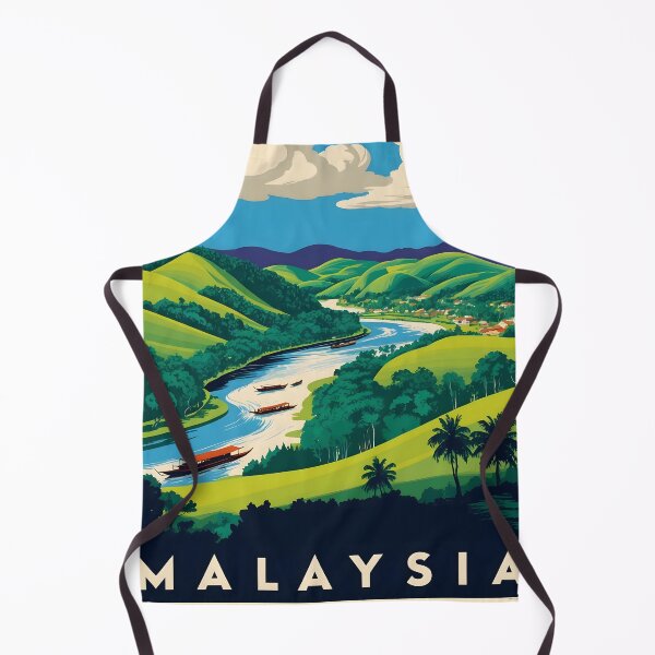 Item preview, Kangar Malaysia Vintage Travel Tourism designed and sold by TravelersGems.