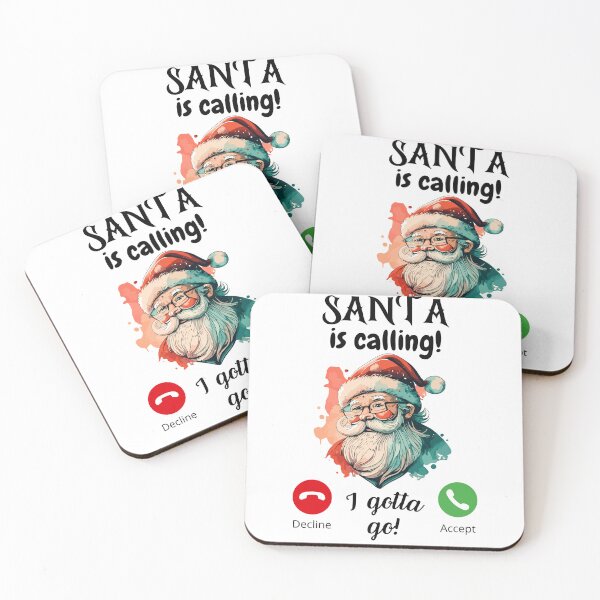 Item preview, Santa is calling designed and sold by ColorfulVertigo.