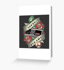 Gamer For Life Greeting Card