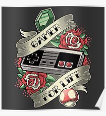 Gamer For Life Poster