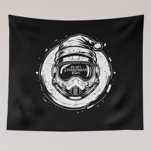 Item preview, In My Christmas Era Sci-Fi Helmet Graphic  designed and sold by JerdbordinShop.