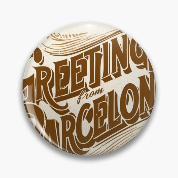 Item preview, Greetings from Barcelona Spain Vintage Travel Retro Postcard Design designed and sold by TravelPostcardGems.