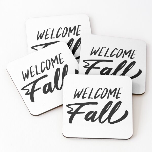 Item preview, Welcome Fall Seasonal Typography Design designed and sold by StoreXlk.