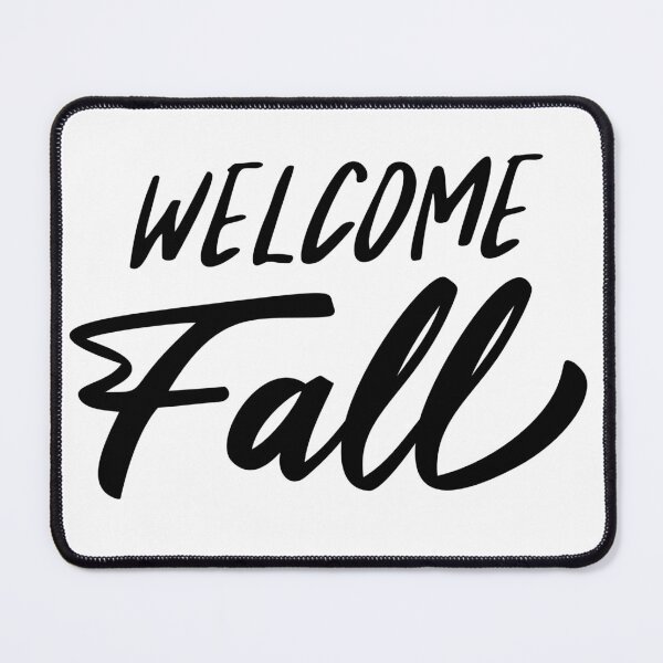 Item preview, Welcome Fall Seasonal Typography Design designed and sold by StoreXlk.