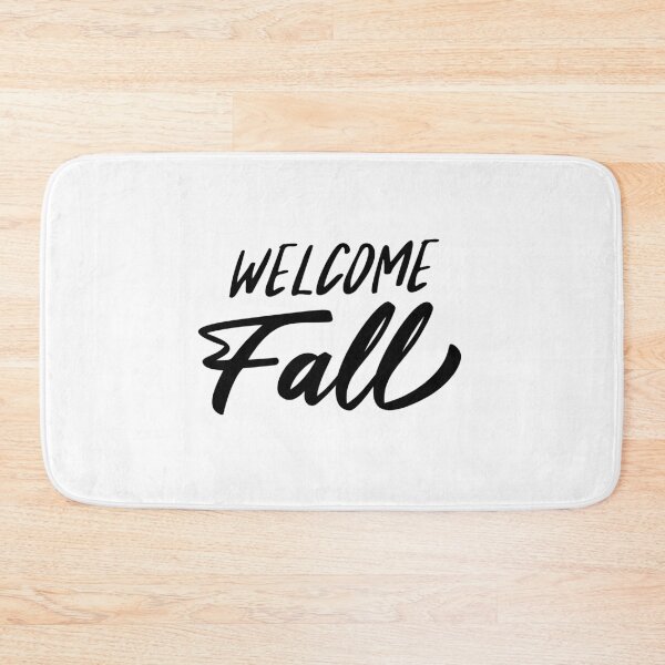 Item preview, Welcome Fall Seasonal Typography Design designed and sold by StoreXlk.