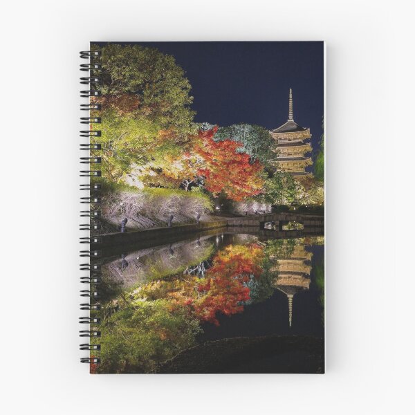 Item preview, Japanese Temple at Night designed and sold by Evasionrebelle.