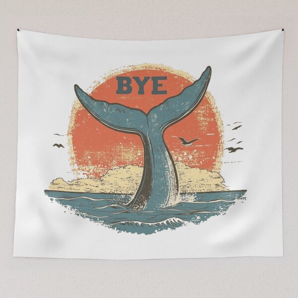 Item preview, BYE Whale Tail designed and sold by SpendieSellers.