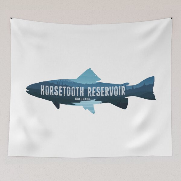Item preview, Horsetooth Reservoir Colorado Fish designed and sold by Esskay Designs.