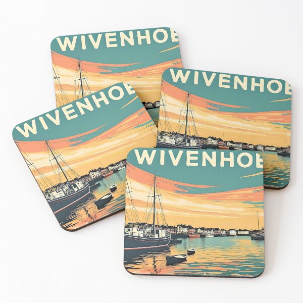 Item preview, Sailing into Sunset: A Retro Tribute to Wivenhoe's Waterfront Charm designed and sold by WalkersSnaps.