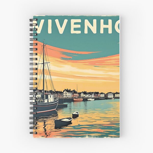 Item preview, Sailing into Sunset: A Retro Tribute to Wivenhoe's Waterfront Charm designed and sold by WalkersSnaps.