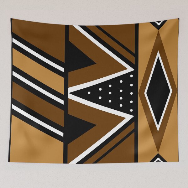 Item preview, African Regal Bogolan Mud Cloth Inspired Design designed and sold by funkyvibes.