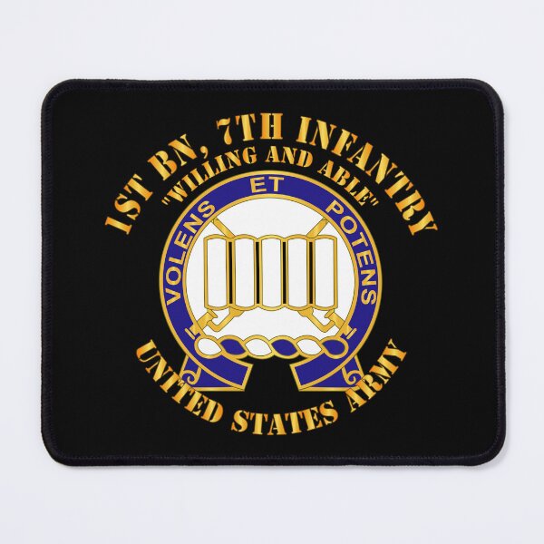 Item preview, Combat Support Company (CSC), 1st Battalion, 7th Infantry - Willing and Able X 300 designed and sold by Military Insignia Products.
