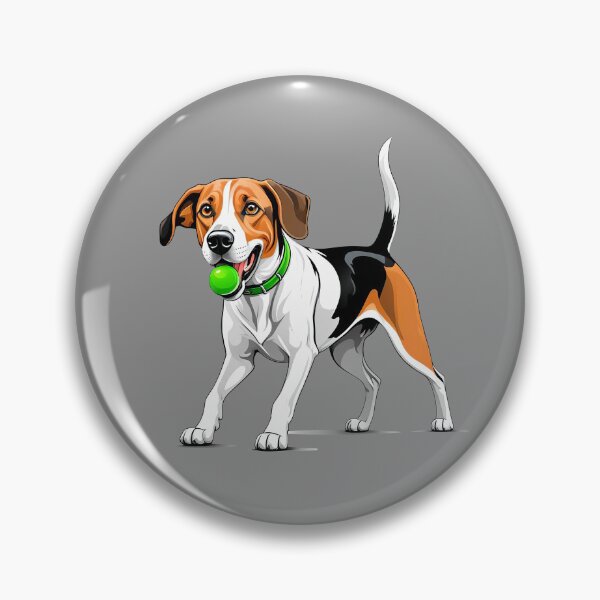 Item preview, American Foxhound Playing With A Green Ball designed and sold by MGRcompany.