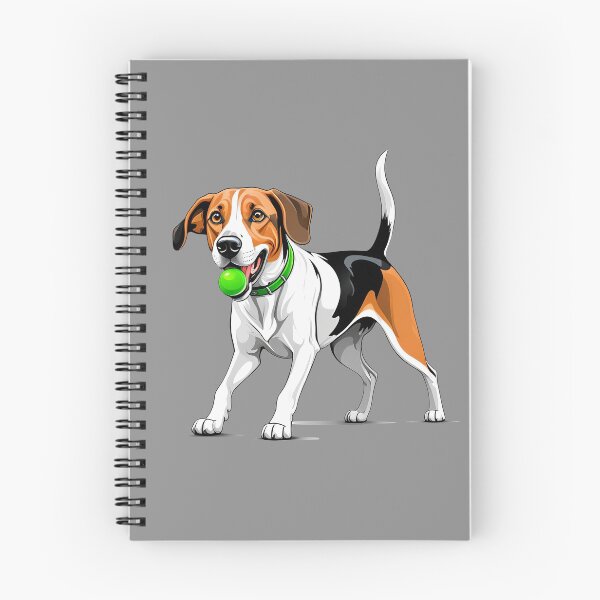 Item preview, American Foxhound Playing With A Green Ball designed and sold by MGRcompany.