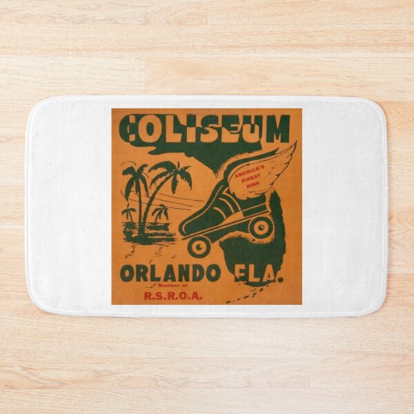 Item preview, Coliseum Orlando Florida Roller Skating Rink Sticker Decal Label designed and sold by tislord.