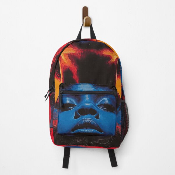 Item preview, Afro Portrait in Fiery Abstract Colors designed and sold by LunartCode.