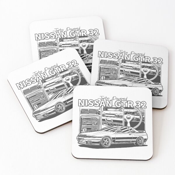 Item preview, Nissan GTR 32 Line Art designed and sold by TrilogyMerch.