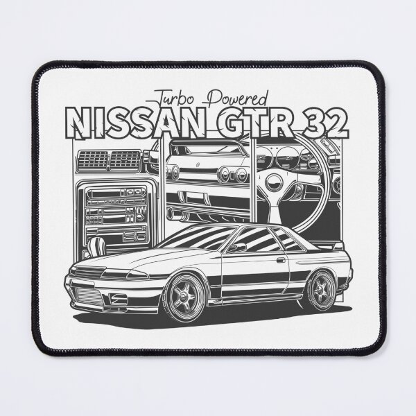 Item preview, Nissan GTR 32 Line Art designed and sold by TrilogyMerch.