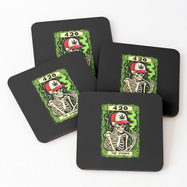 Item preview, The stoner skeleton 420 designed and sold by VividDripCo.