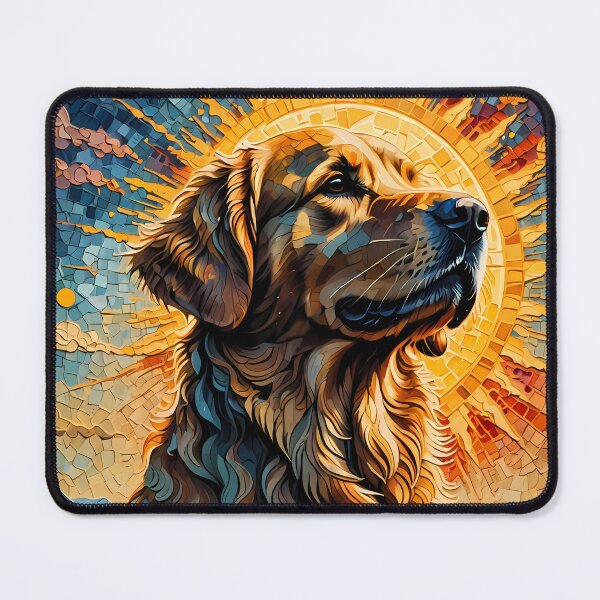 Item preview, Impasto Golden Retriever, Ai Generated Art designed and sold by ACC .