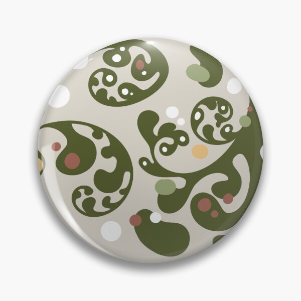 Item preview, Boho print floral vine swirl dot art designed and sold by SquirkyShop.