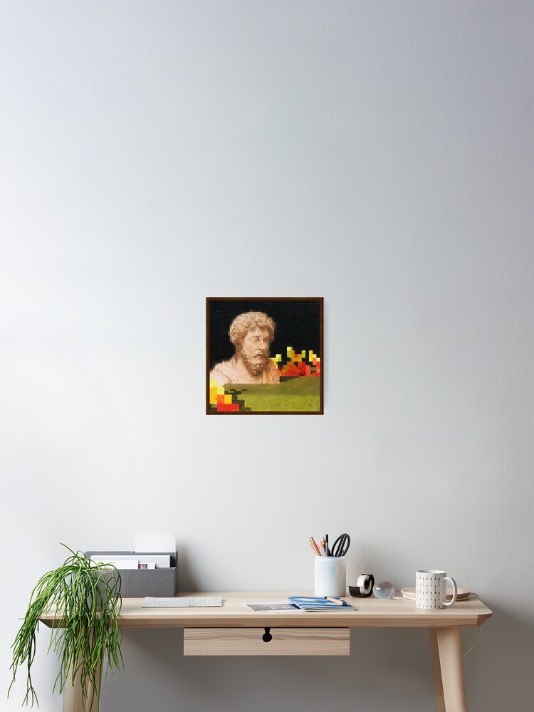Minecraft Painting Pixel Art Decor Poster