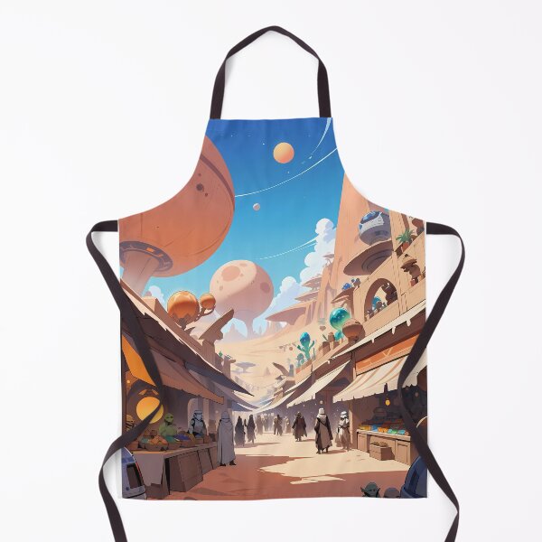 Item preview, Majestic Alien Marketplaces Adventure interstellar Planet Space designed and sold by ART ATTACK ZONE.