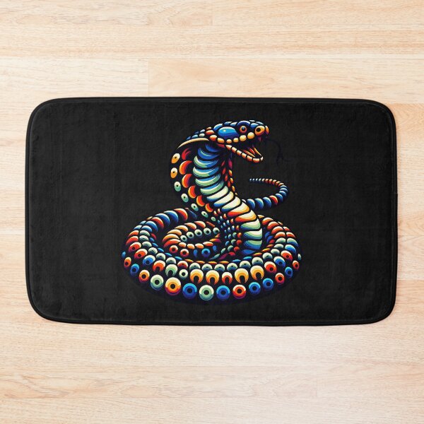 Item preview, Colorful cobra designed and sold by AwesomeBeyondLimits.