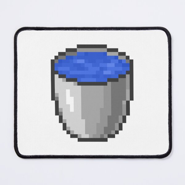 Item preview, Minecraft Water Bucket Pixel Art Item Block designed and sold by Gamify Store.