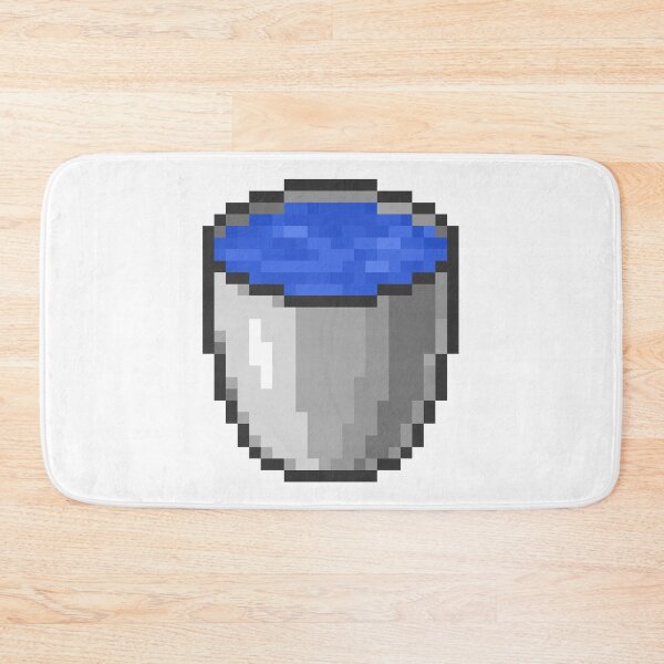 Item preview, Minecraft Water Bucket Pixel Art Item Block designed and sold by Gamify Store.
