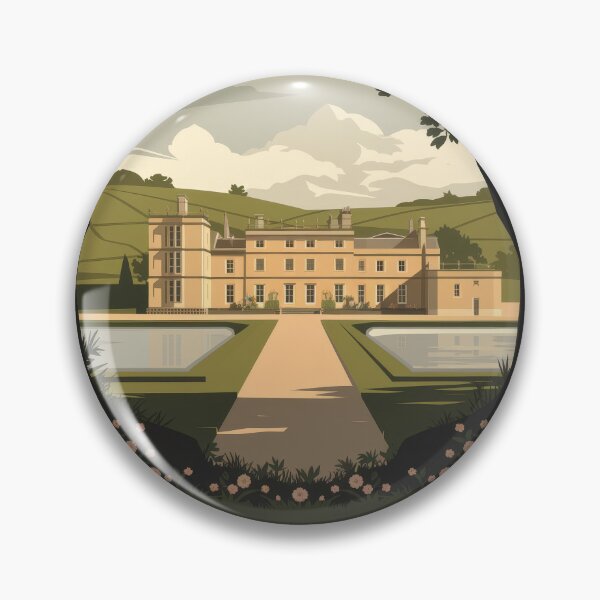 Artikelvorschau, Vintage Reiseplakat Pemberley - Minimal Retro Design aus Derbyshire, England entworfen und verkauft von pod24.