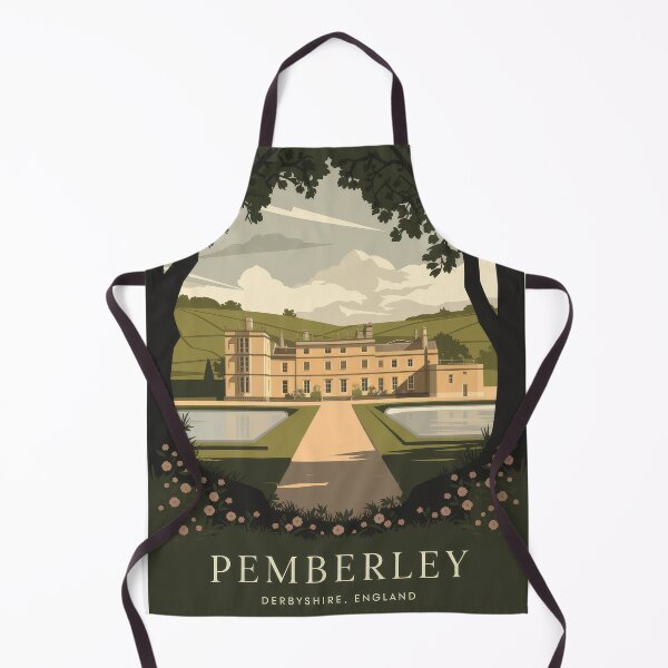 Item preview, Vintage travel poster Pemberley - Minimal retro design from Derbyshire, England designed and sold by pod24.