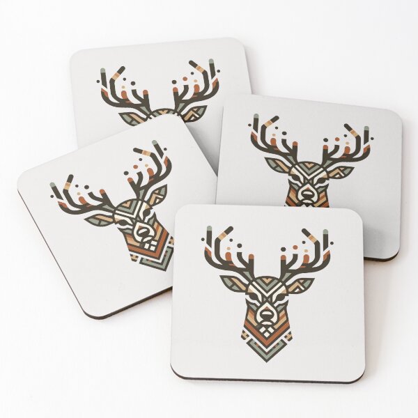 Item preview, Gray  brown Deer Head for ornaments no.1 designed and sold by Nanthanon.