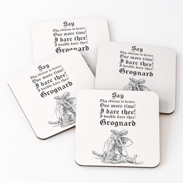 Item preview, I dare thee Grognard parody design designed and sold by Goth-It-Covered.