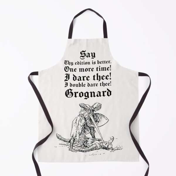 Item preview, I dare thee Grognard parody design designed and sold by Goth-It-Covered.