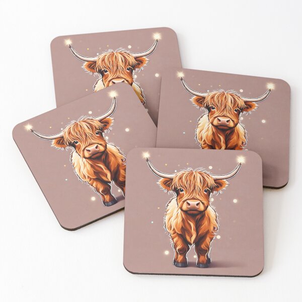 Item preview, Baby Cow Adorned with Holiday Lights 1 designed and sold by Tom-Johnson.