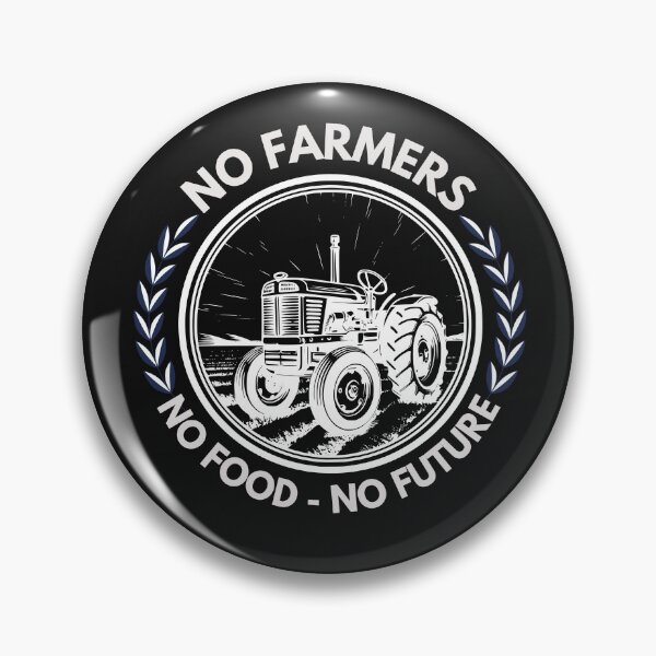 Item preview, No Farmers No Food No Future - Support Farmers designed and sold by Urban-Celt.