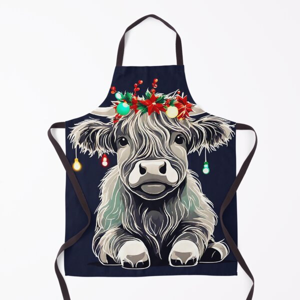 Item preview, Baby Cow Adorned with Holiday Lights 2 designed and sold by Tom-Johnson.