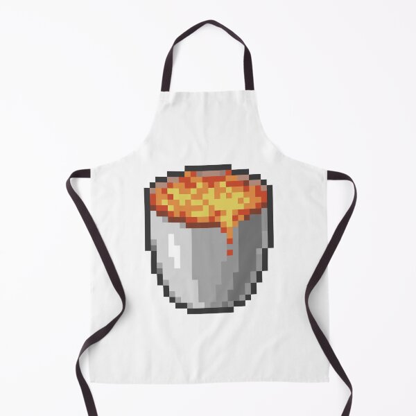 Artikelvorschau, Minecraft Lava Eimer Pixel Art Gegenstandsblock entworfen und verkauft von Gamify Store.