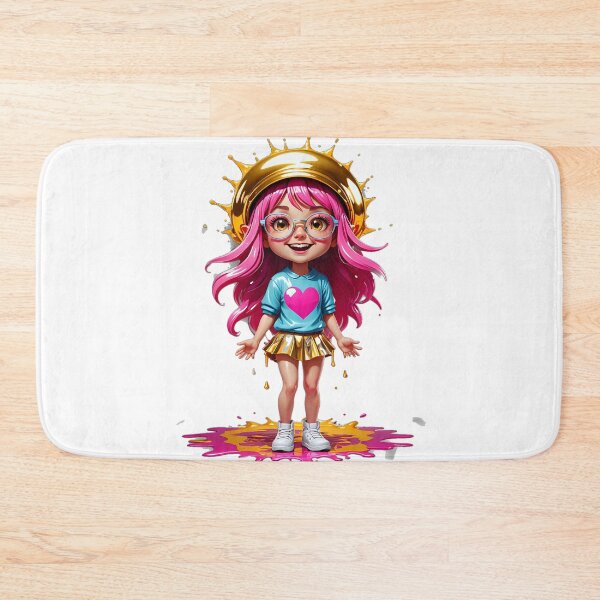 Item preview, Doll for little girl, color, hyper neon, design designed and sold by Dan9010.
