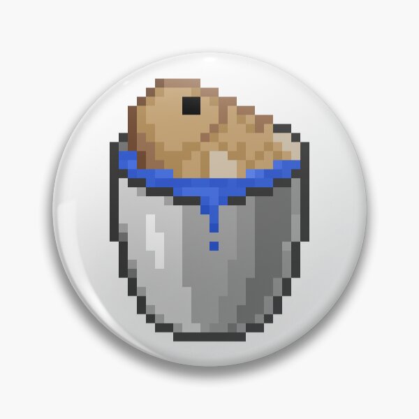 Item preview, Minecraft Bucket of Codfish Pixel Art Item Block designed and sold by Gamify Store.