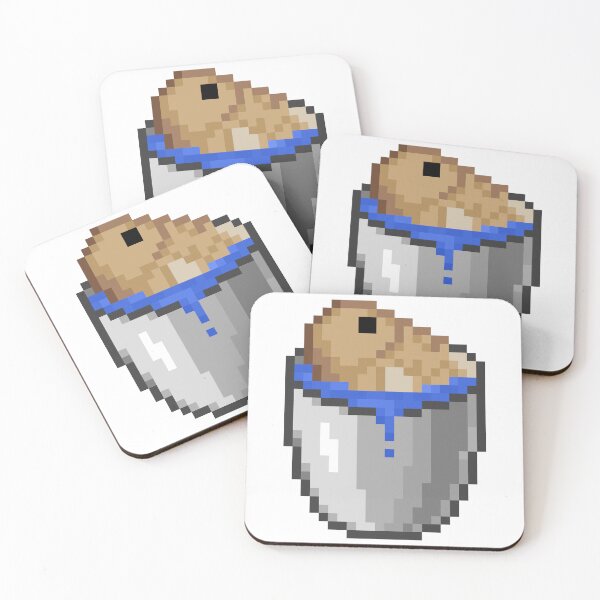 Item preview, Minecraft Bucket of Codfish Pixel Art Item Block designed and sold by Gamify Store.