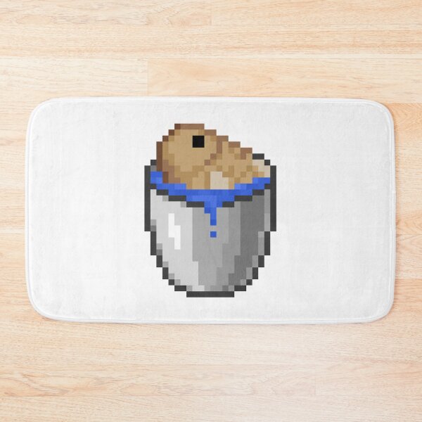 Item preview, Minecraft Bucket of Codfish Pixel Art Item Block designed and sold by Gamify Store.